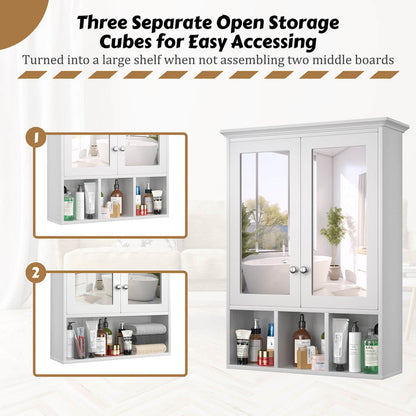 Wall Mounted Bath Storage Cabinet