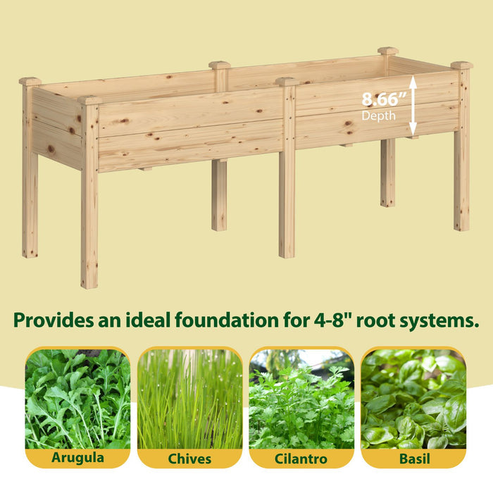 Veikous Elevated Planter Box