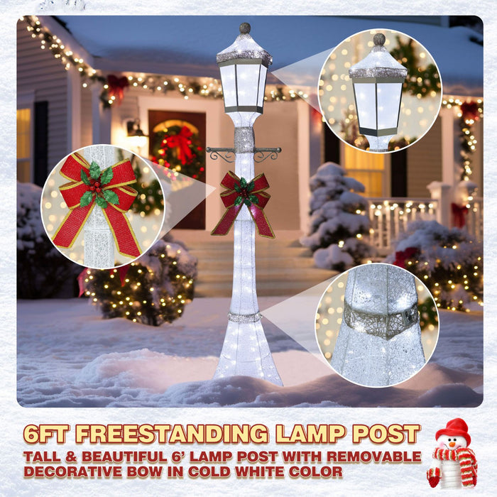 6 ft Lamp Post Freestanding