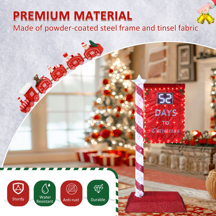 Water-resistant Countdown Sign Christmas Decoration