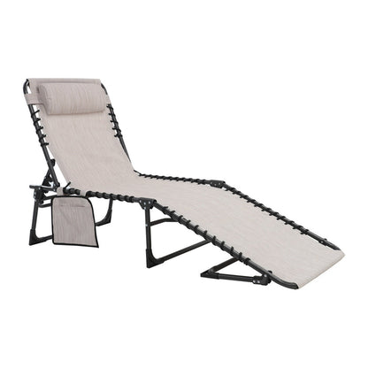 Beige Chaise Lounge for Outdoor