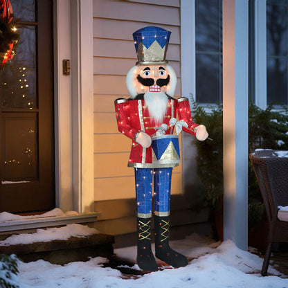 outdoor light up nutcrackers