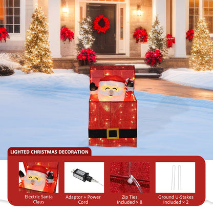 3D Light up Animated Santa Claus