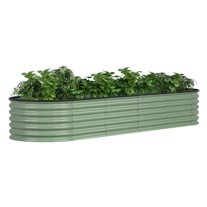 Olive Green Raised Garden Bed