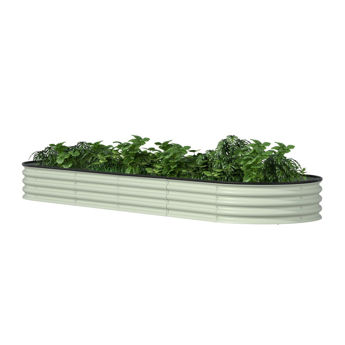 11"H metal garden bed