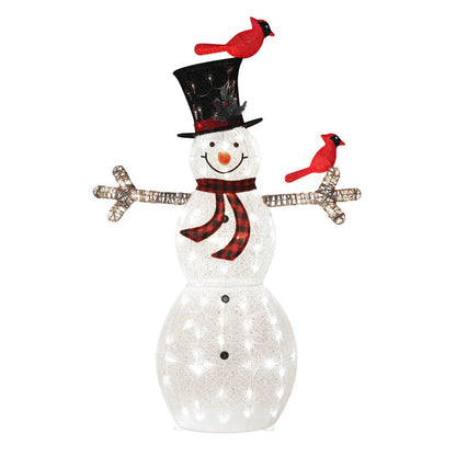 5ft led snowman outdoor decoration