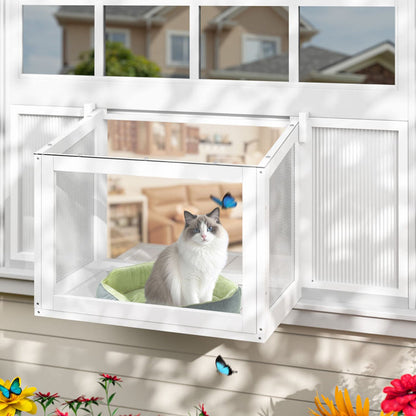 Plexiglass Cat Window Box for Indoor Cats