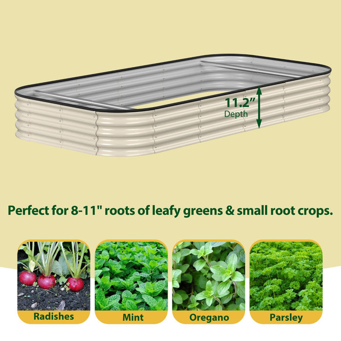 Galvanized Raised Garden Bed for Planter