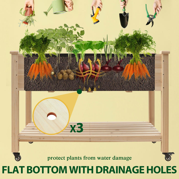 planter on wheels