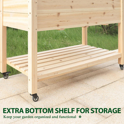 portable garden bed, Burlywood