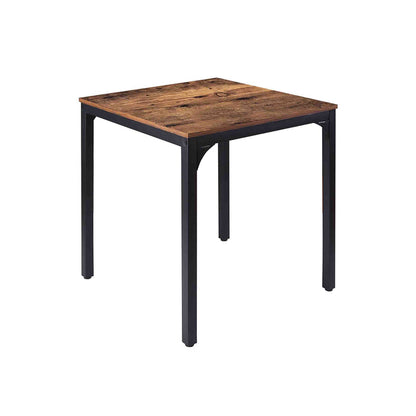 veikous 27.6" W Square Industrial Kitchen Dining Table for Small Spaces -  veikous Dining tables 119.99