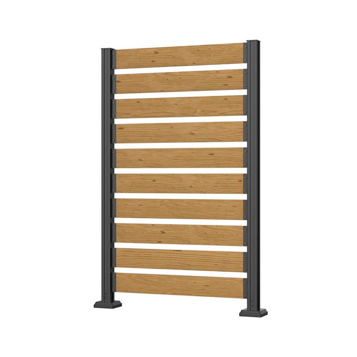Wood Privacy Screen for AC Units