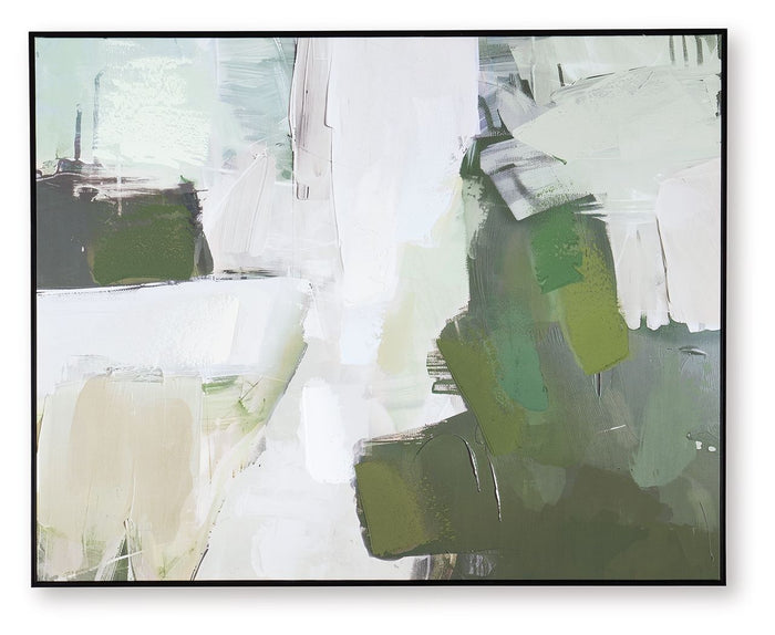 Vinick - Wall Art - Green / Gray / White