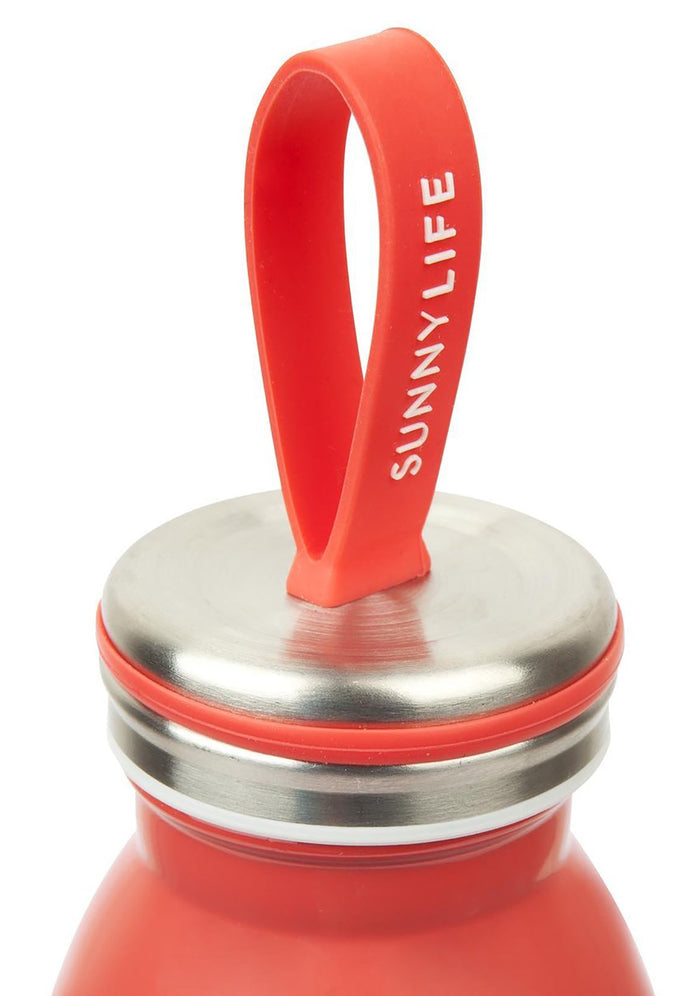 SunnyLife Watermelon Flask in red green — detail view
