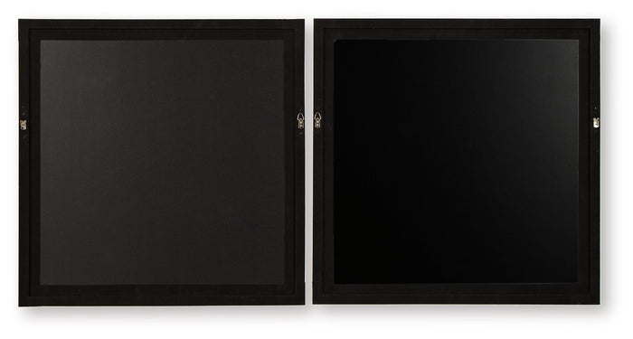Winbrook - Wall Art Set (Set of 2) - Gray / Tan / Gold Finish