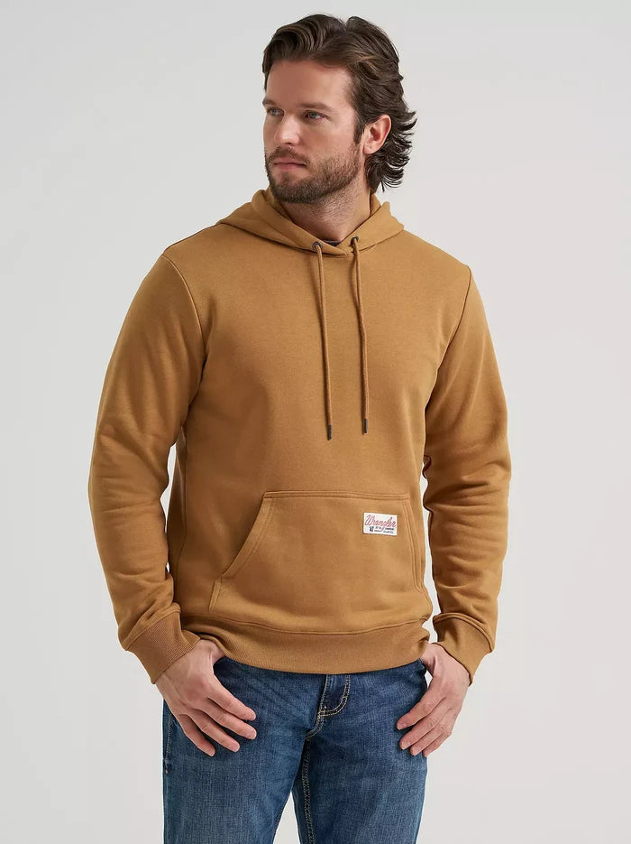 Wrangler Men's Tobacco Brown 'Fit for Champions' Hoodie 112379606