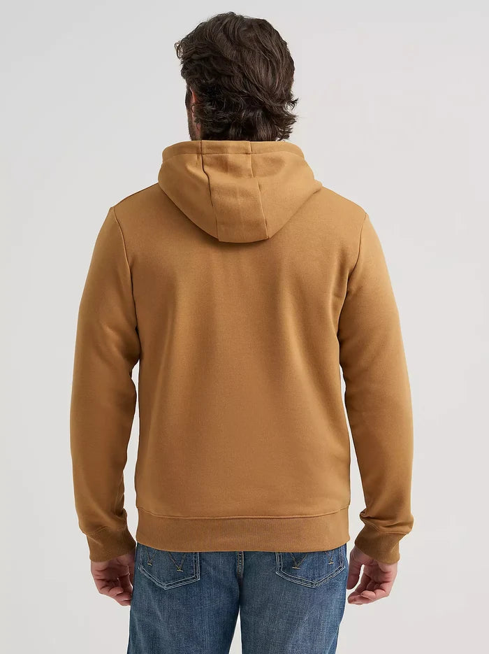 Wrangler Men's Tobacco Brown 'Fit for Champions' Hoodie 112379606