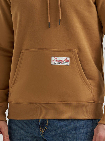 Wrangler Men's Tobacco Brown 'Fit for Champions' Hoodie 112379606