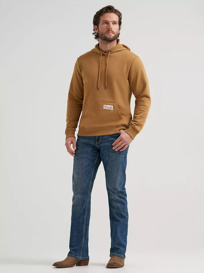 Wrangler Men's Tobacco Brown 'Fit for Champions' Hoodie 112379606