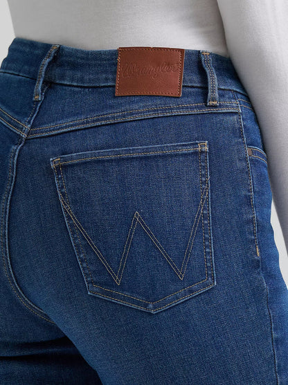 Wrangler Women's Bespoke Destiny Dark Wash High-Rise Boot Cut Jeans 112382691