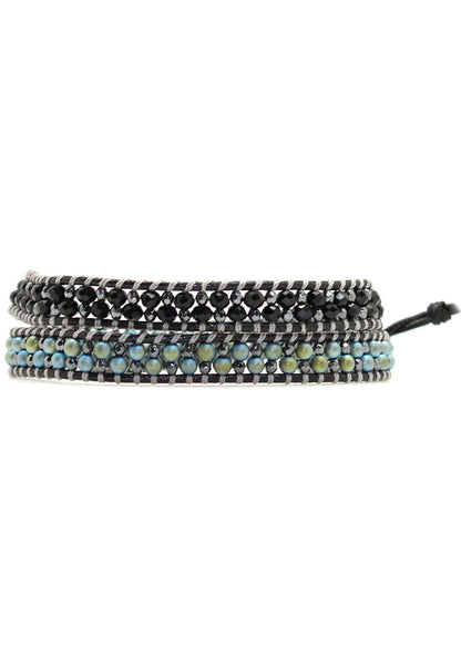 7 LUXE X Katie Soleil Agave Double Wrap Beaded Bracelet