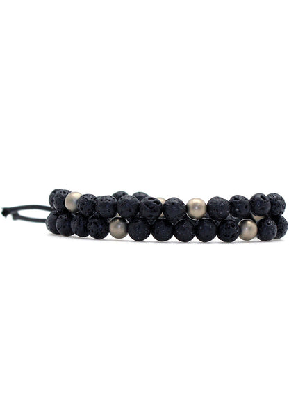 7 LUXE X Katie Soleil Montana Double Wrap Beaded Bracelet