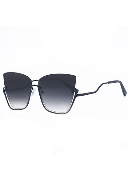 TopFoxx X Raya Vixen Sunglasses in black fade — side view